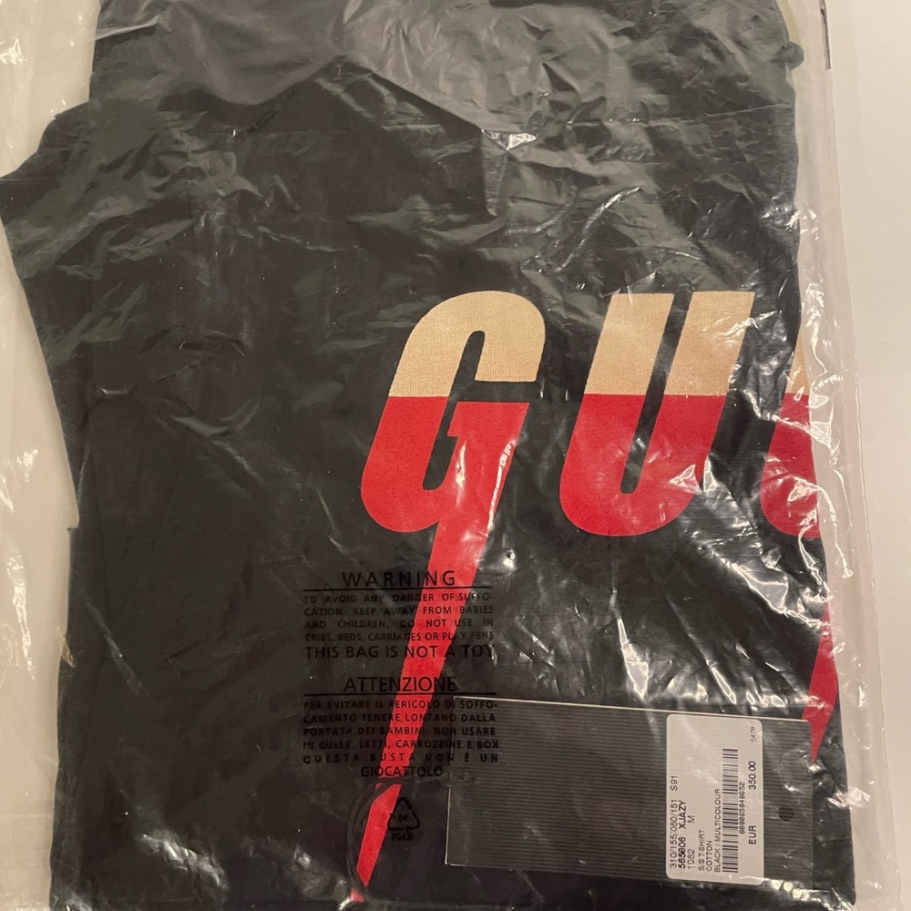 Genuine White and Red Gucci Shirt - Made in Italy
